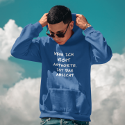Wenn ich nicht antworte, ist das Absicht - Hoodie – Bild 2