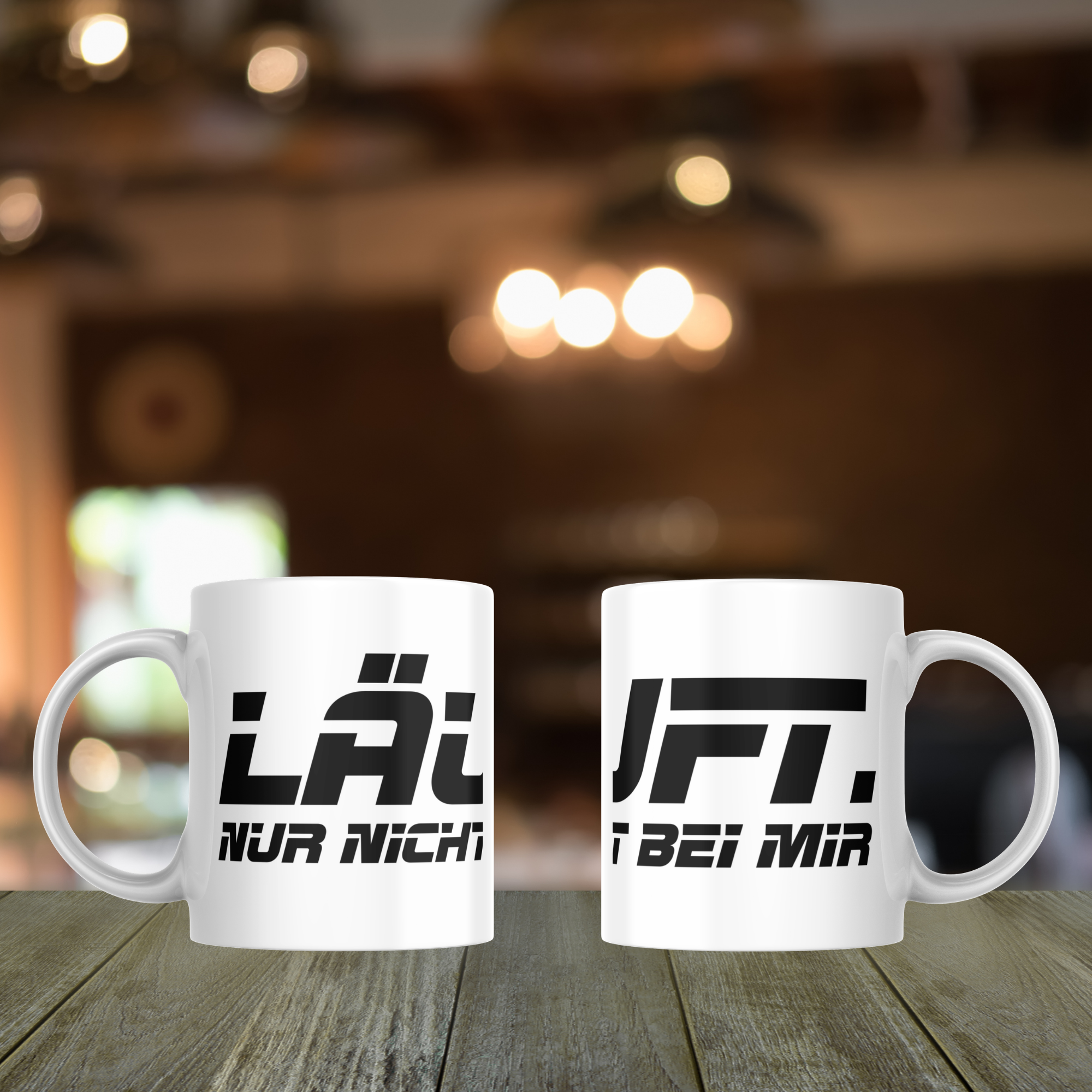 Design ohne Titel Läuft. Nur nicht bei mir 330ml - Panorama Tasse – Bild 1