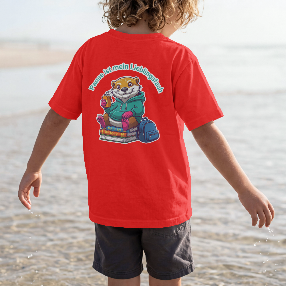 Untitled Project - Mockup Pause ist mein Lieblingsfach - Kids T-Shirt – Bild 1