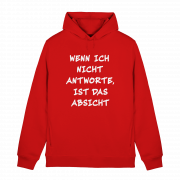 Wenn ich nicht antworte, ist das Absicht - Hoodie – Bild 5