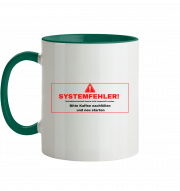 Farbige Tasse "SYSTEMFEHLER!" 330ml – Beidseitig bedruckte Tasse – Bild 9