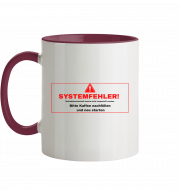 Farbige Tasse "SYSTEMFEHLER!" 330ml – Beidseitig bedruckte Tasse – Bild 6