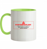 Farbige Tasse "SYSTEMFEHLER!" 330ml – Beidseitig bedruckte Tasse – Bild 18