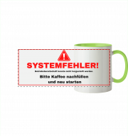Farbige Tasse "SYSTEMFEHLER!" 330ml – Panorama Kaffeetasse – Bild 9