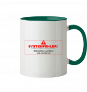 Farbige Tasse "SYSTEMFEHLER!" 330ml – Beidseitig bedruckte Tasse – Bild 10