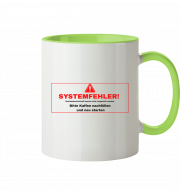 Farbige Tasse "SYSTEMFEHLER!" 330ml – Beidseitig bedruckte Tasse – Bild 17