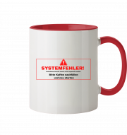 Farbige Tasse "SYSTEMFEHLER!" 330ml – Beidseitig bedruckte Tasse – Bild 23